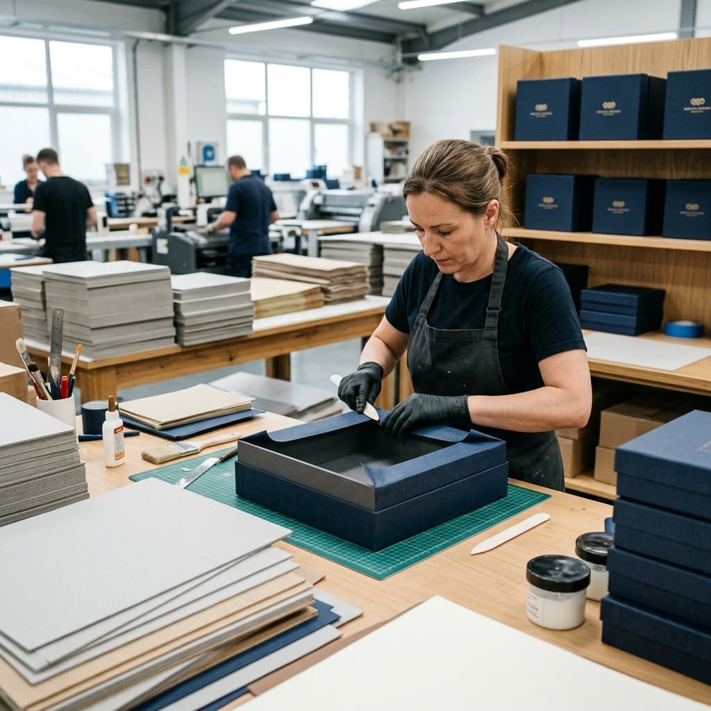 How Rigid Boxes Are Made: The 8 Stages from Board to Finished Box